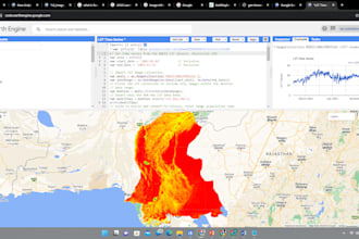 prepare google earth engine code and task for your analysis