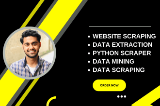 do python web scraping, website data scraping