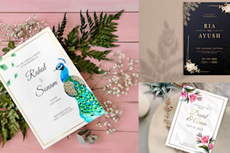 make wedding invitation card design