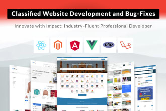 pro classified or ads listing website developer or fix issues