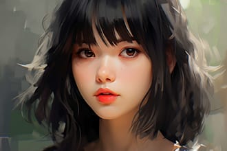 create a custom anime portrait