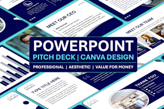 create same day powerpoint quickly, canva presentation and investor pitch deck