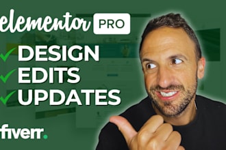 edit or update wordpress website using elementor pro