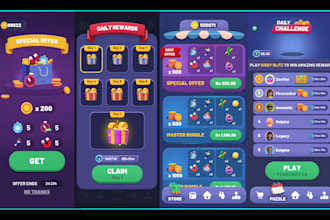 make and animate smooth UI for your unity game