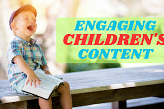 write fun, professional kids content