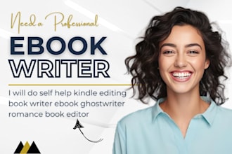 do self help kindle editing book writer ebook ghostwriter romance book editor