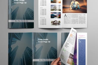 design business brochure design, magazine, proposal, catalog, annual report