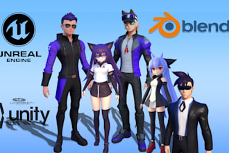 create VR models for vrchat or vtubing with blender