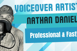be your deep american male voiceover