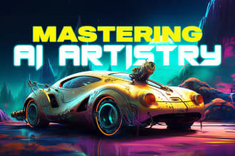 create stunning ai art thumbnail illustration image with midjourney