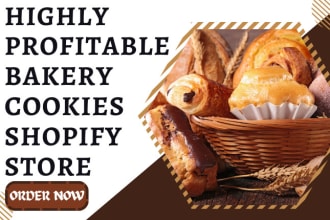 design bakery shopify pastries dessert cafe store pizza cake food bakery website