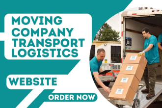 logistics trucking freight shipping dispatch courier cargo transport website