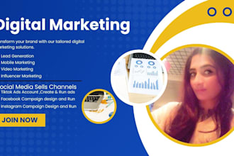 be social media manager , tik tok ads account ,fb, ing , ldn