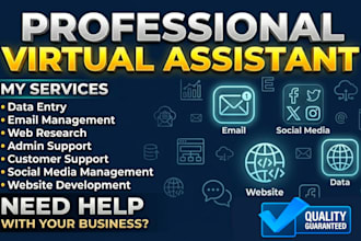 be your executive and personal virtual assistant for long term
