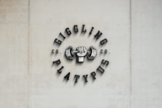 do creative sports fitness event music business logo design