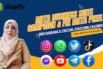 fix meta pixel and run meta business suit campaign