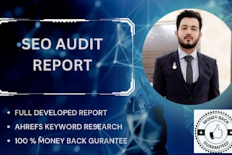 do seo audit report of your website with an action plan