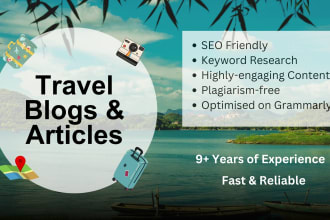 write your SEO travel blog or article