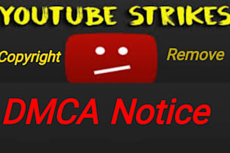 remove copyright youtube send counter notice to reinstate the channel under dmca