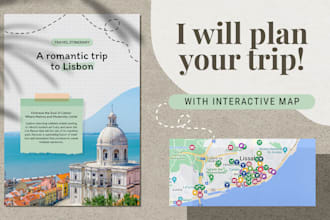 plan your travel trip with interactive map