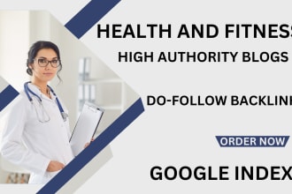 publish health and fitness guest post on high quality blogs
