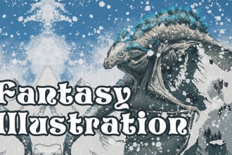 draw a fantasy illustration