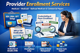 set up edi era eft and payer enrolment for medical billing