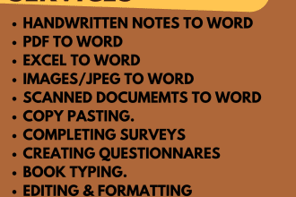 accurately convert images pdfs excel scanned handwritten files to texts