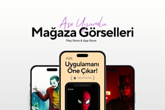 design visuals for google play and the app store