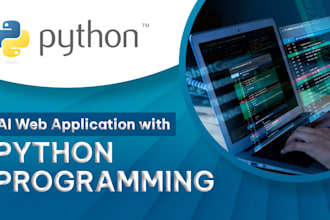develop ai web application with python programming