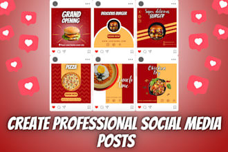 design visually appealing instagram posts for you