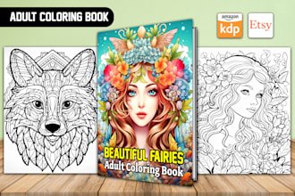 design adult coloring page adult coloring book cover for kdp coloring book pages