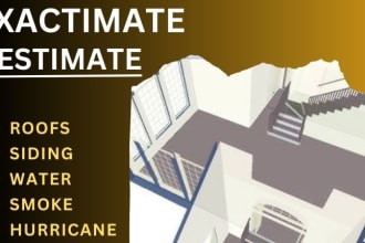 do xactimate residential estimate for insurance claim