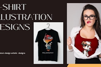 design professional, unique and trendy t shirts