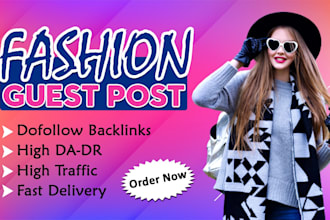 publish fashion beauty guest post on high da fashion blogs