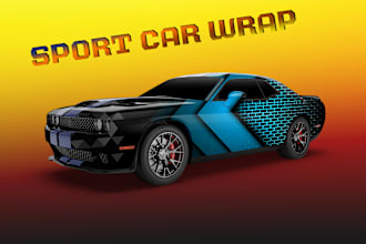 do custom car van truck trailer livery van delivery van vehicle wrap design