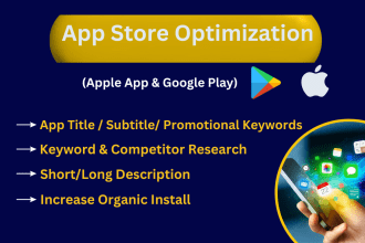 aso app store optimization for playstore and app store