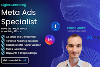 create a meta ads campaign and manage it, creatives and strategy included