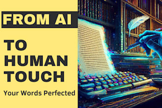 proofread, fact check and edit ai generated content, articles and blog posts