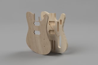 help you design your dream guitar or bass cad for cnc