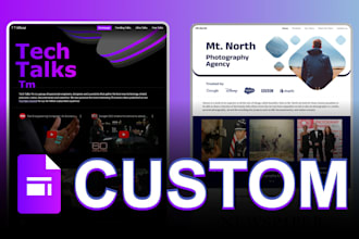design a professional custom google sites website