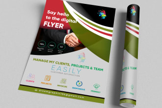 creative flyer design that matches your brief perfectly