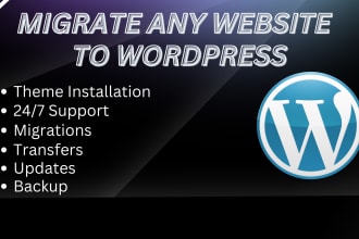 migrate any cms website to wordpress