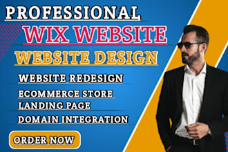 create professional wix website