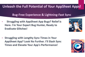 fix your bugs and reduce the sync time in your appsheet app