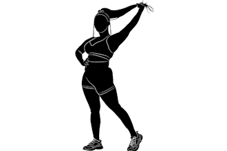 create professional and detailed black and white silhouette