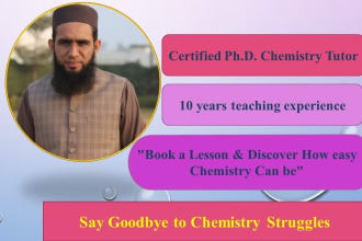 be your chemistry tutor