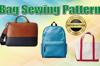 do the digital sewing pattern for bag