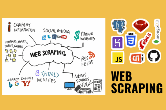 do web scraping, data extraction, and selenium automation in ruby