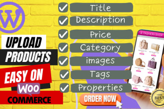 upload products to your woocommerce eshop store